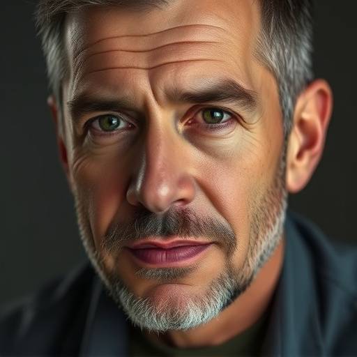 Retrato de André Silva, professor de dublagem e interpretaäão vocal.