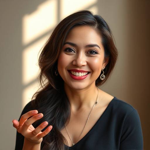 Retrato de Fernanda Castro, instrutora de técnica vocal e expressão corporal.